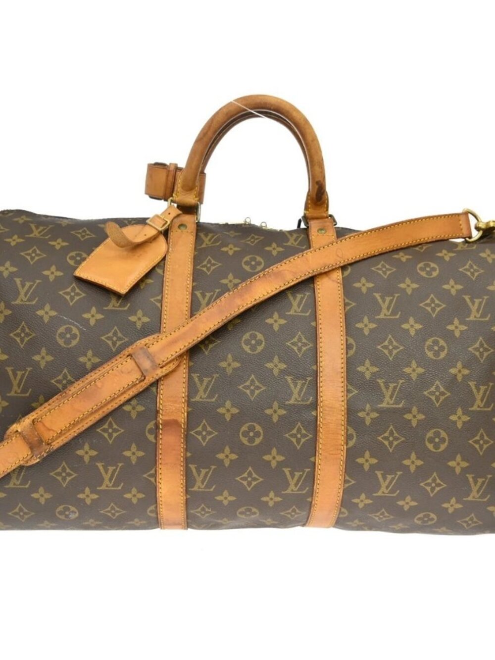 Best05 LOUIS VUITTON KEEPALL 50 BANDOULIERE HANDBAG M41416 VI0920 BQ00998